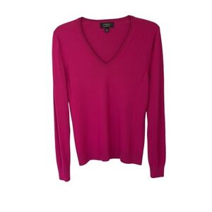 Banana Republic Factory Forever V-Neck Sweater | Camu Berry | Small